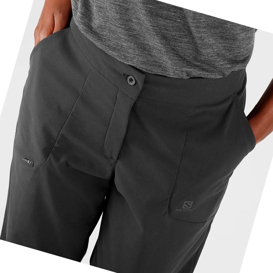 Pantalones Salomon WAYFARER CITY Mujer Negros | MX 2381FDN